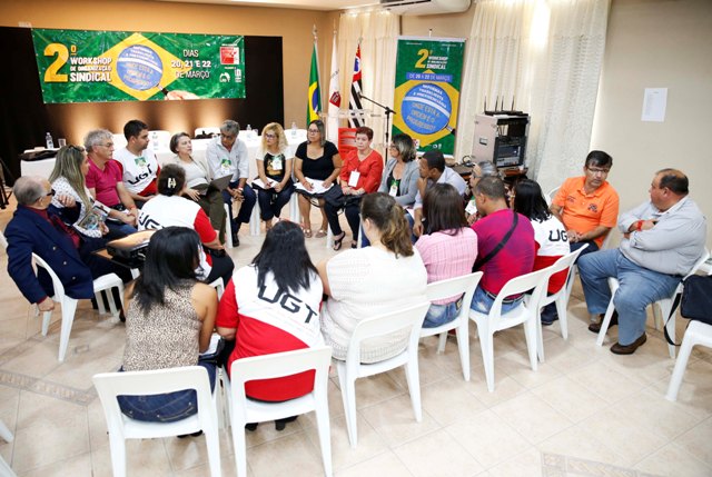 Propostas de sindicalistas contra as reformas finalizam os trabalhos do primeiro dia do workshop